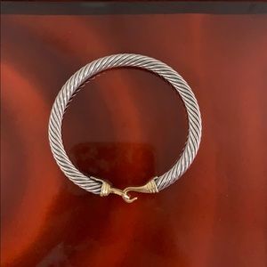 David Yurman 18 K GOLD Cable Collectible bangle